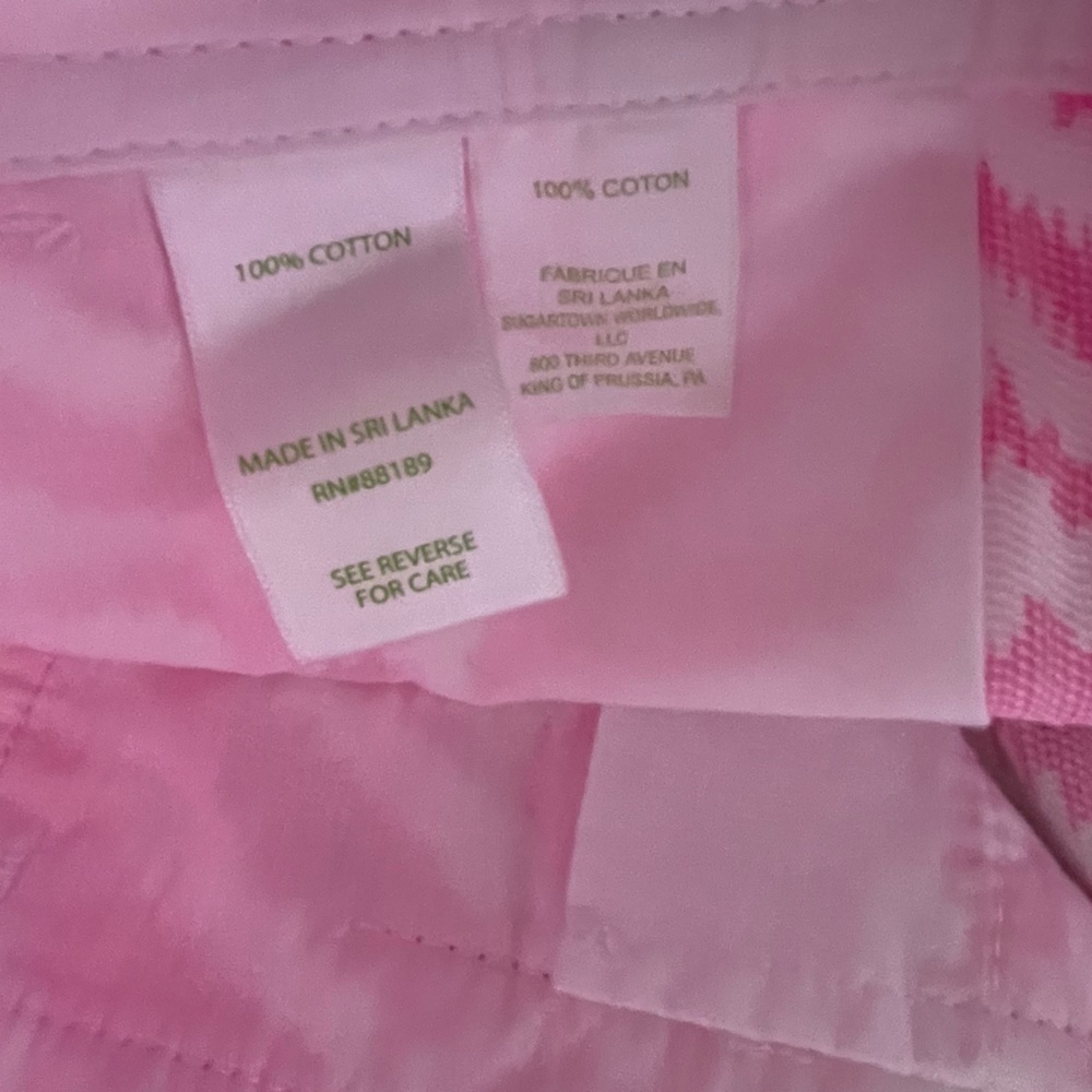 Lilly Pulitzer Women’s The Walsh Shorts Tropical Pink Zebron Size 0 - Picture 4 of 8